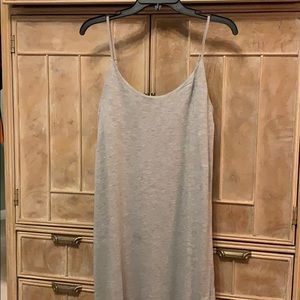 Gray spaghetti strap dress, smoke & pet free home